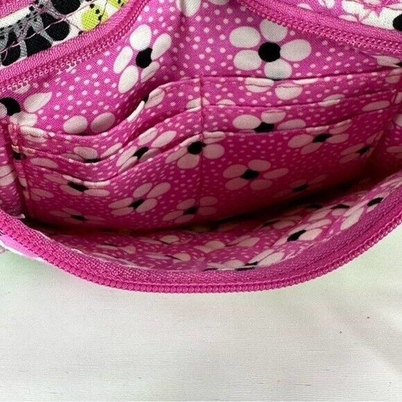 EUCVera BradleyPriscilla Pink Lizzy Crossbody/Small AdjustableStrap OrganizerBag - Picture 10 of 12